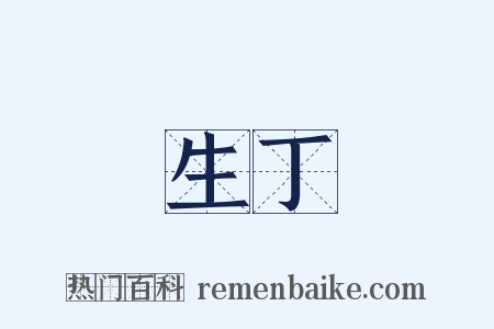 生丁是什么意思的图片